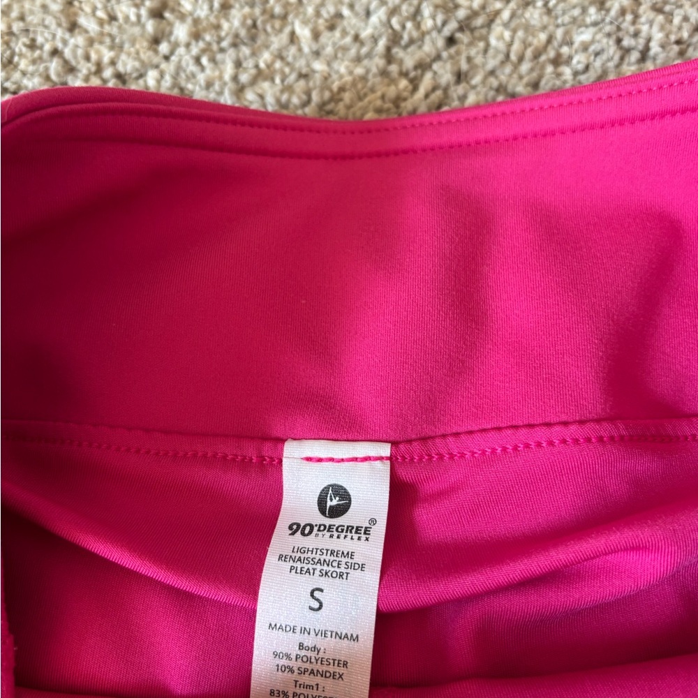 90 Degree By Reflex Hot Pink Skirt - Picture 2 of 3